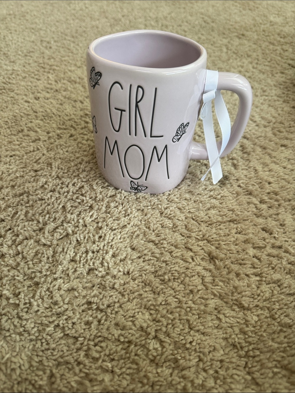 Rae Dunn Girl Mom Purple Coffee Mug NEW